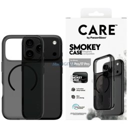 Case CARE by PanzerGlass Smokey w. Black MagSafe case for iPhone 18 Pro / iPhone 17 Pro bla