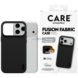 Case CARE by PanzerGlass Fusion Fabric MagSafe for iPhone 18 Pro Max / 17 Pro Max black