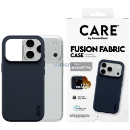 Case CARE by PanzerGlass Fusion Fabric MagSafe for iPhone 18 Pro / 17 Pro blue