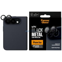 Tempered Glass for camera PanzerGlass Hoops Lens Protector for iPhone Duo black