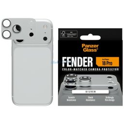 PanzerGlass Fender Camera Protector tempered glass lens protector for iPhone 18 Pro silver