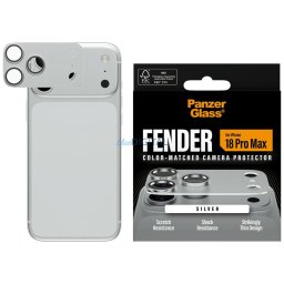 PanzerGlass Fender Camera Protector tempered glass lens protector for iPhone 18 Pro Max silver