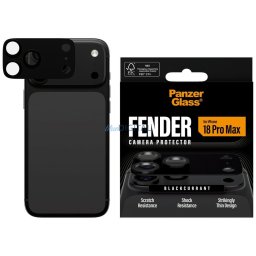 PanzerGlass Fender Camera Protector tempered glass lens protector for iPhone 18 Pro Max blackcurra