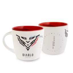 Diablo Chairs Mug white and red