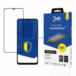 3MK FlexibleGlass Max for Samsung Galaxy A33 5G A336 Black, Hybrid Glass with Reinforced Edges
