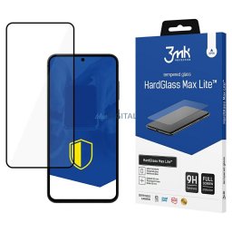 3MK HardGlass Max Lite Black Tempered Glass for Samsung Galaxy S25 + Black