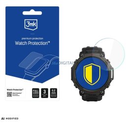 3MK FlexibleGlass Watch Hybrid Glass for Amazfit T-Rex 3 Pro 44mm