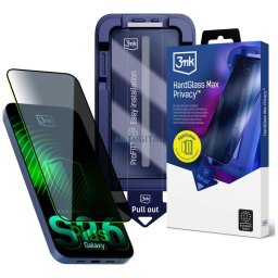 3MK HardGlass Max Privacy Privacy Glass for Samsung Galaxy S26+