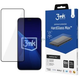 3MK HardGlass Max Tempered Glass for Honor 400 Lite Black