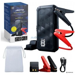 Portable Car Jump Starter with Flashlight 3MK Motio HyperBoost Flow 1500A 10,000mAh