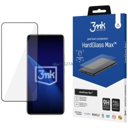 3MK HardGlass Max Tempered Glass for Redmi Note 15 Pro 4G Black
