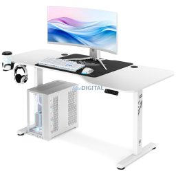 Desk with height adjustment Diablo Chairs X-TENSIO 1600 white