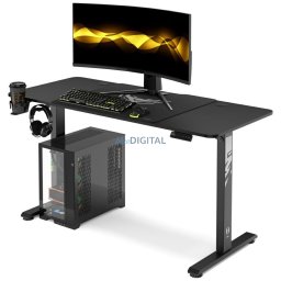 Desk with height adjustment Diablo Chairs X-TENSIO 1400 black