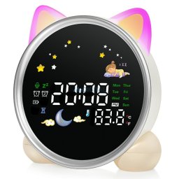 Multifunction alarm clock MajesticLine white