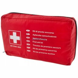 Car First Aid Kit with CPR mouthpiece DIN 13164