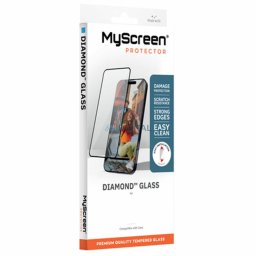 MyScreen Diamond Glass New Tempered Glass for Apple iPhone 16 Pro