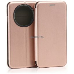 Beline Book Magnetic Case for Honor Magic 8 Rose Gold