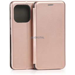 Beline Book Magnetic Case for Realme 16 Pro+ Rose Gold
