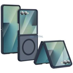Etui Beline Soft Touch do Samsung Galaxy Z Flip8 ciemnoniebieski