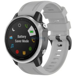 Strap Beline Watch 2 for Garmin Fenix 8/Fenix 7S/Fenix 6S/Fenix 5S/mk3/mk3i/Instinct 2S grey