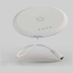 Zens PuK and Play Qi 15W Induction Charger, Countertop Model white