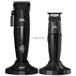 Set 2-in-1 JRL Onyx Clipper + Onyx Trimmer with Two Charging Stations black