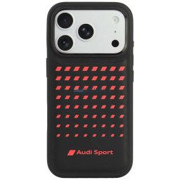 Case Audi Sport Synthetic Leather MagSafe for iPhone 18 Pro / 17 Pro black