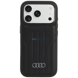 Case Audi Synthetic Leather Case MagSafe for iPhone 18 Pro / 17 Pro black