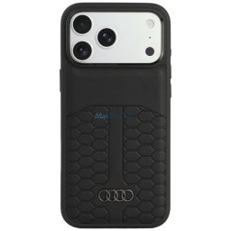 Case Audi Leather Case MagSafe for iPhone 18 Pro Max / 17 Pro Max black
