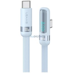 Cable USAMS US-SJ653 PD 100W USB-C/USB-C blue