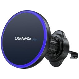 Car Mount with Wireless Charging for Air Vent USAMS black
