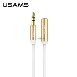 USAMS Kabel przedłużający do słuchawek1m biały/white EYCX102 (US-SJ055)