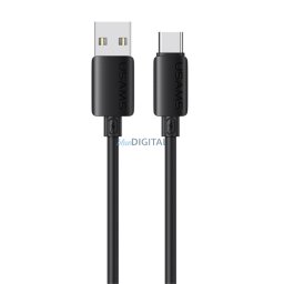 Cable USAMS U98 3A Silicone Fast Charging USB-C black