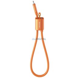 Cable USAMS U97 60W USB-C to USB-C handstrap 30cm orange