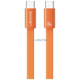 Cable USAMS U96 60W USB-C to USB-C 1.2m orange