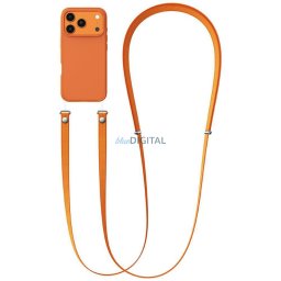 Phone lanyard Usams ZB360 1.08-2.08m orange