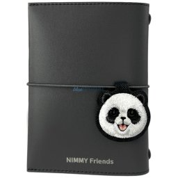 Notebook + pen Set 2-in-1 Nimmy New Big Eyed Cute Pets 2.0 Panda black