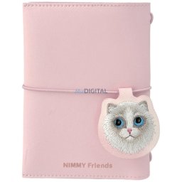 Notebook + pen Set 2-in-1 Nimmy New Big Eyed Cute Pets 2.0 Cat pink