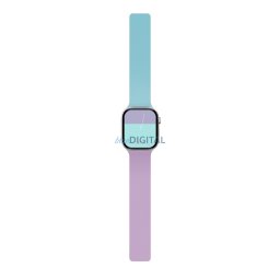 Moft Snap Duo Strap for Apple Watch 1-5/6/7/8/9/10/11/SE/SE 2/SE 3 (38/40/41/42 mm) navy peony/aqua