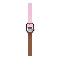 Moft Snap Duo Strap for Apple Watch 1-5/6/7/8/9/10/11/SE/SE 2/SE 3 (38/40/41/42 mm) pink/brown