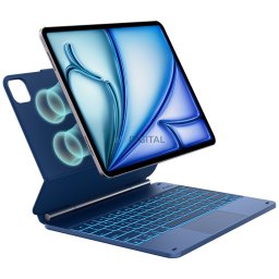 Case Typecase Edge with Keyboard for iPad Air 13" 2024/2025 pacific blue