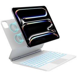 Case Typecase Edge with keyboard for iPad Pro 13" 2024/2025 white
