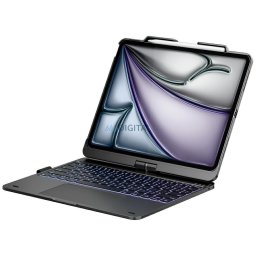 Typecase Flexbook Touch Case with Keyboard for iPad Air 13" M2 2024 / M3 2025 / M4 2026 grey