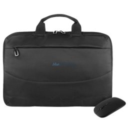 Tucano Borsa Idea set: 15.6" laptop bag + mouse black