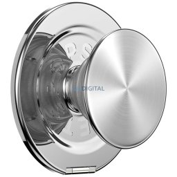PopSockets MagSafe Aluminum Radial phone grip and stand silver