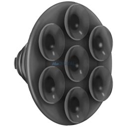 PopSockets PopTop Translucent Suck-Up phone grip and stand black