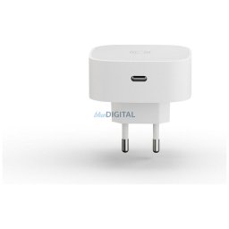 Zens Qi 15W Wireless Induction Charger with USB-C 18W white