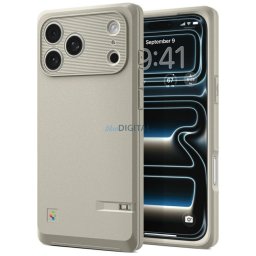 Spigen Classic LS MagSafe case for iPhone 17 Pro Max stone