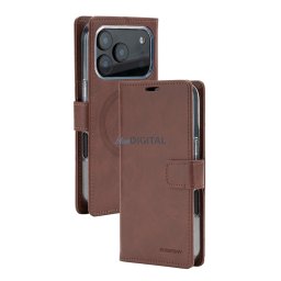 Mercury BlueMoon Diary MagSafe Case for iPhone 17 Pro / 18 Pro Brown