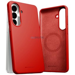Case Mercury Pure Magsafe Silicone for Samsung Galaxy S26+ red